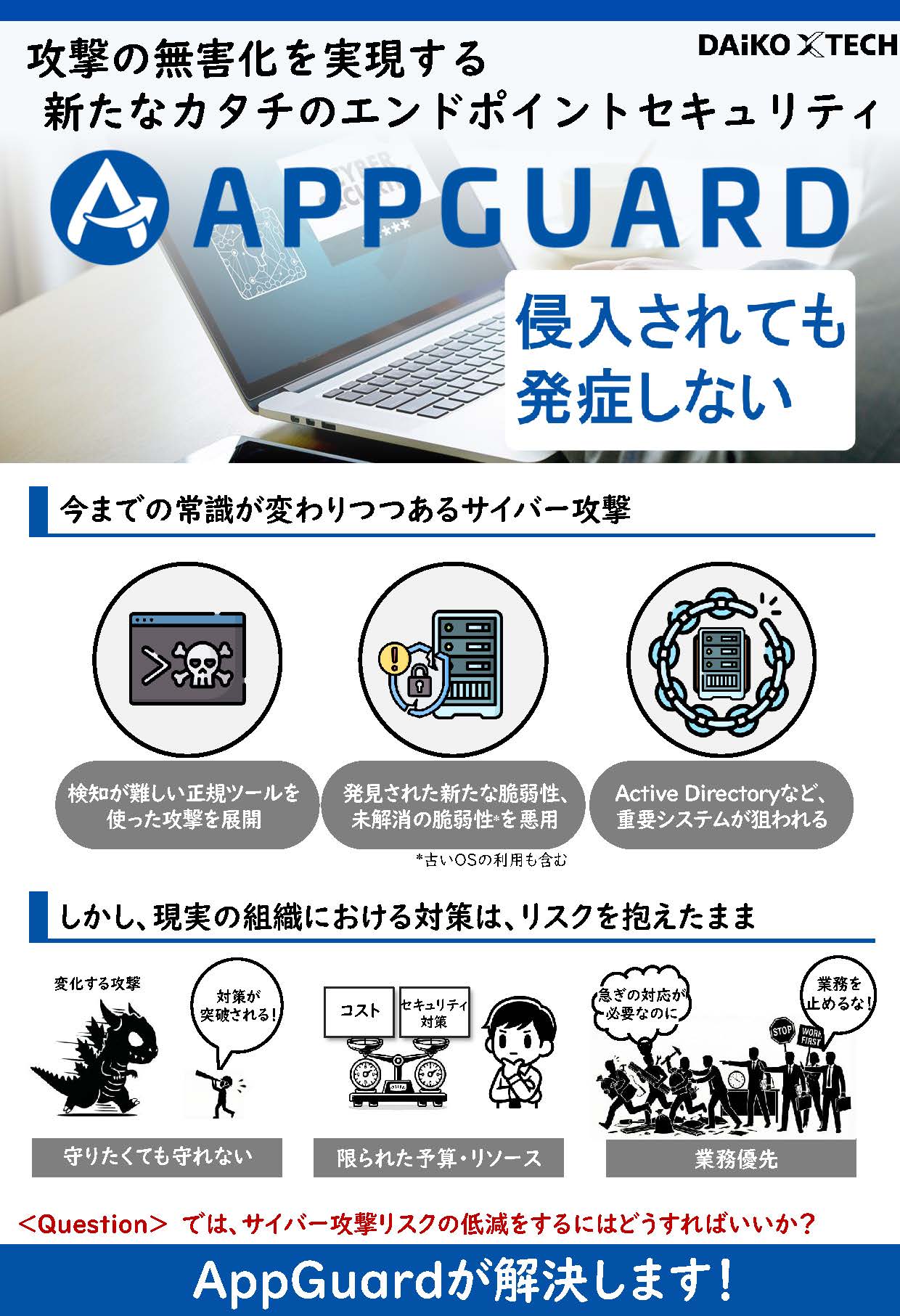 AppGuard（アップガード）｜ ゼロトラスト型エンドポイントセキュリティ