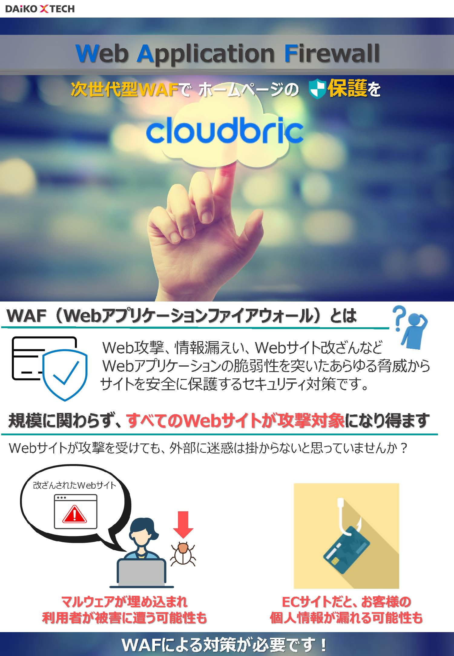 Cloudbric WAF+（クラウドブリック）｜企業のWebシステムを守るクラウド型WAFセキュリティ