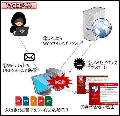 ウィルス感染経路|Web感染 ウィルス感染経路|Web感染