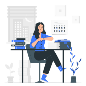 Working late-pana